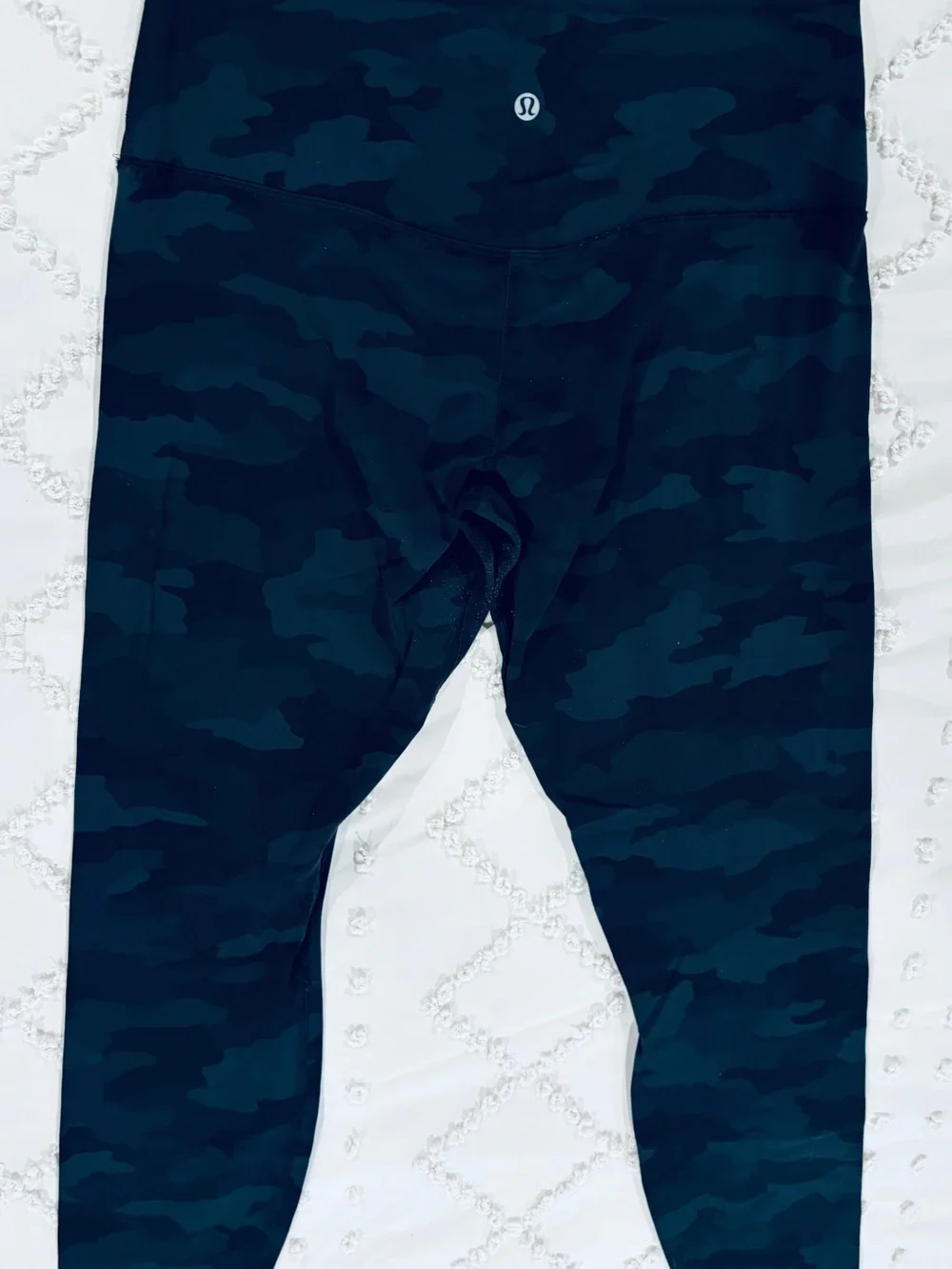 Lululemon Black Gray Camo High-Rise Leggings